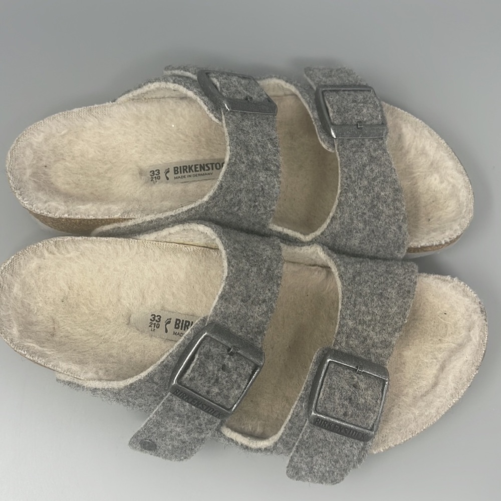 Birkenstock Kids Gray Sandals - Picture 3 of 7